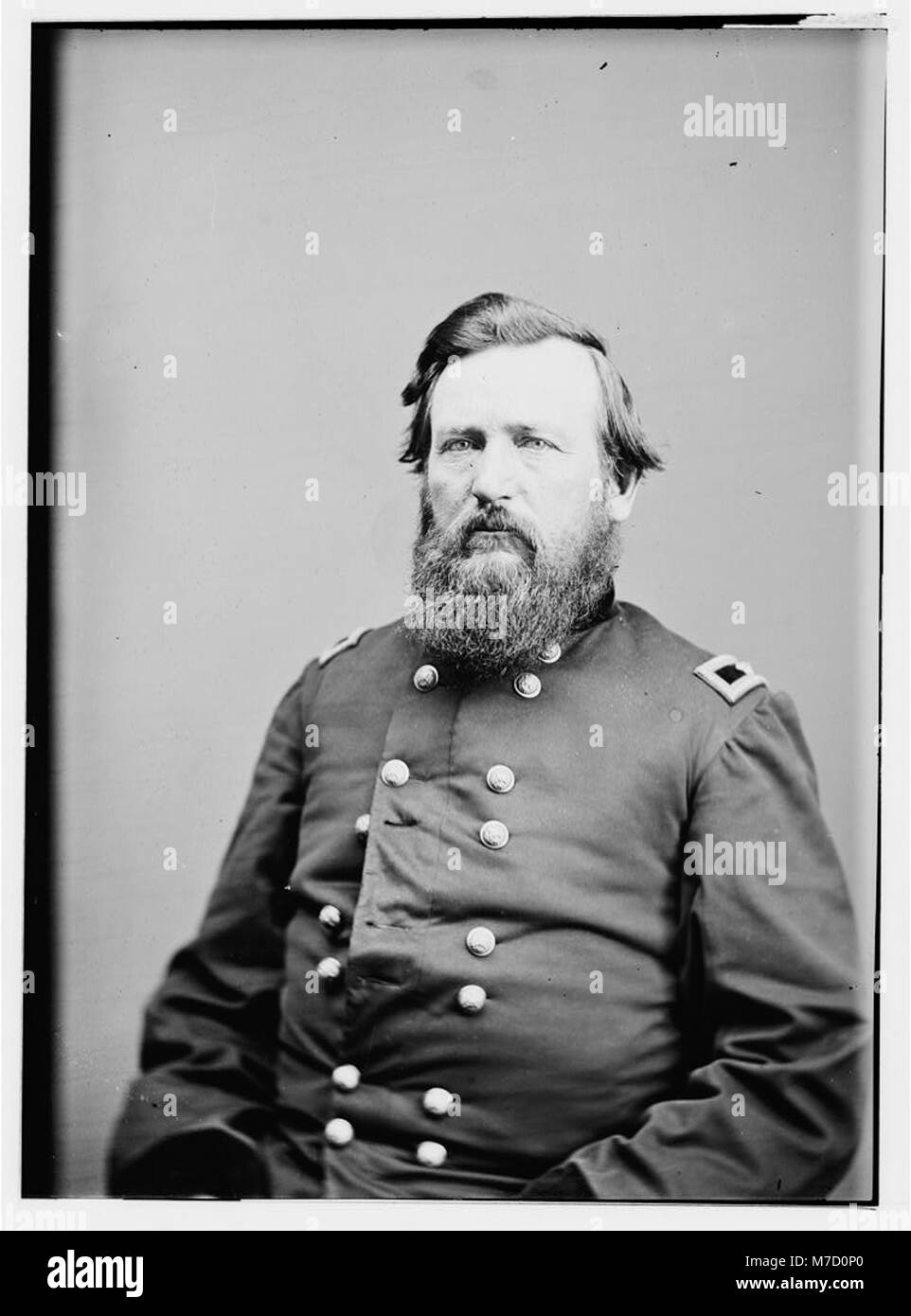 The image shows General Charles R. Woods, Colonel of the 76th Ohio ...