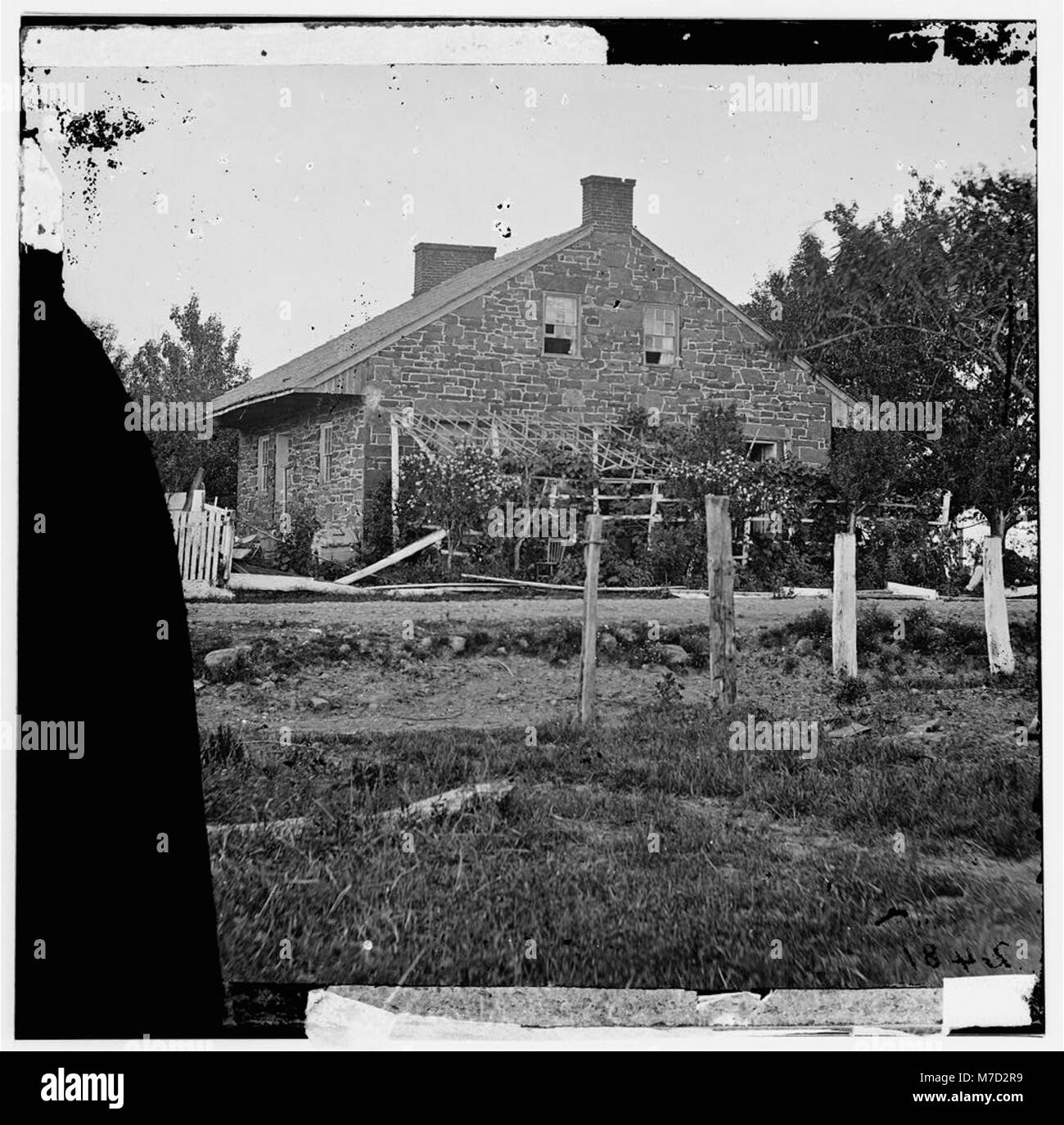 Gettysburg, Pennsylvania. Headquarters of Gen. Robert E. Lee on the