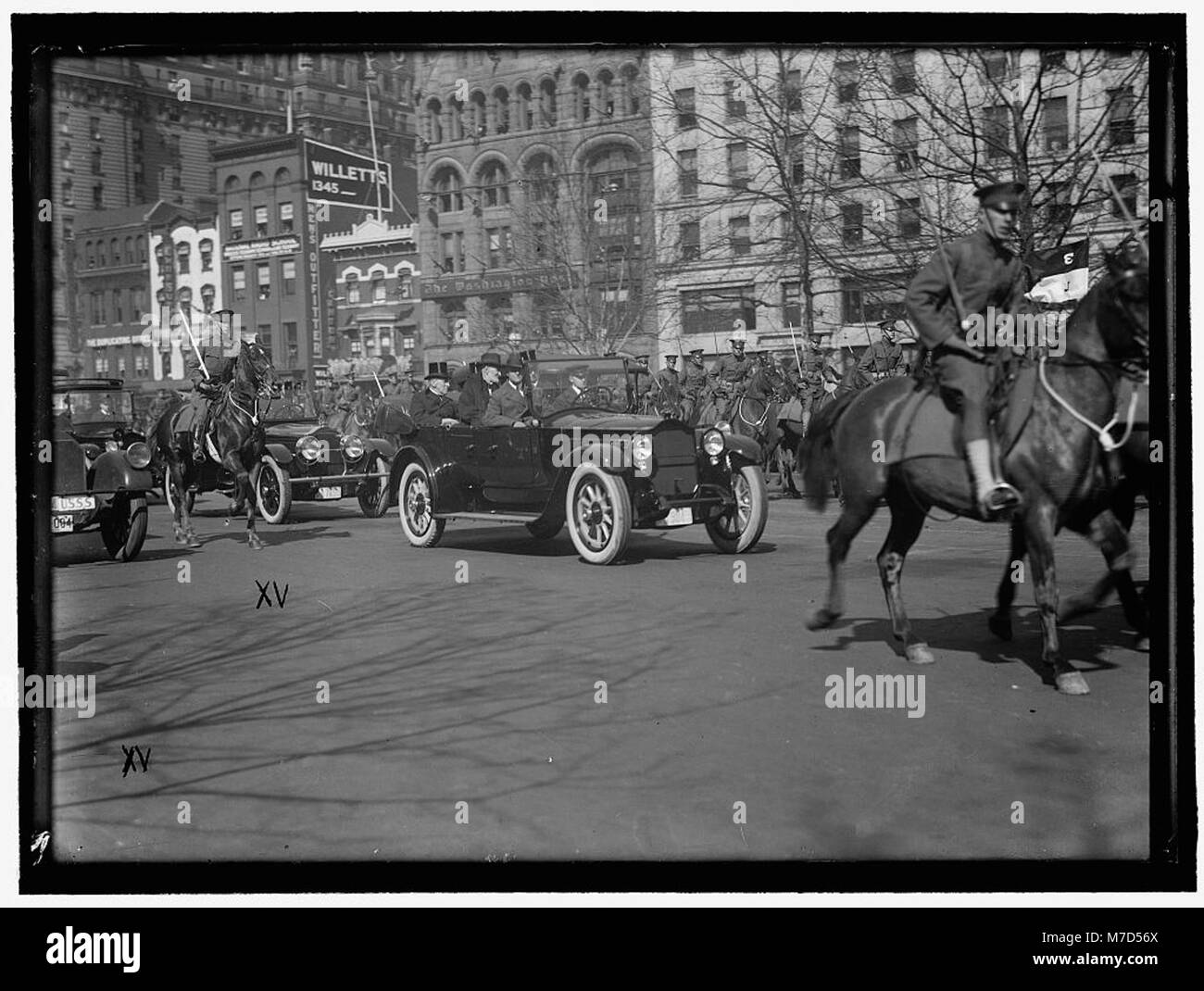 The inauguration of Warren G. Harding, marking the beginning of his ...