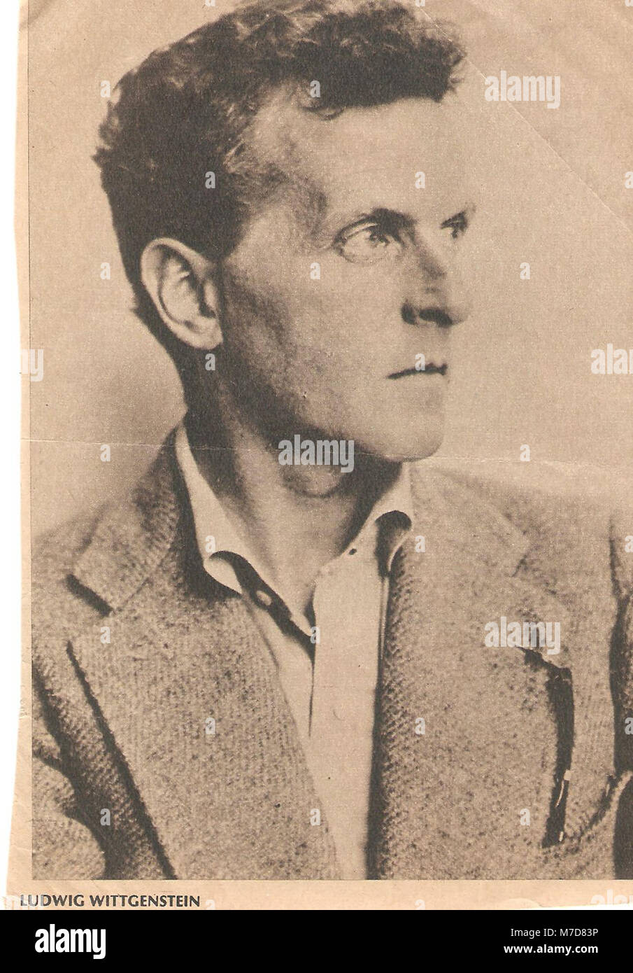 A portrait of Ludwig Wittgenstein, one of the most influential ...