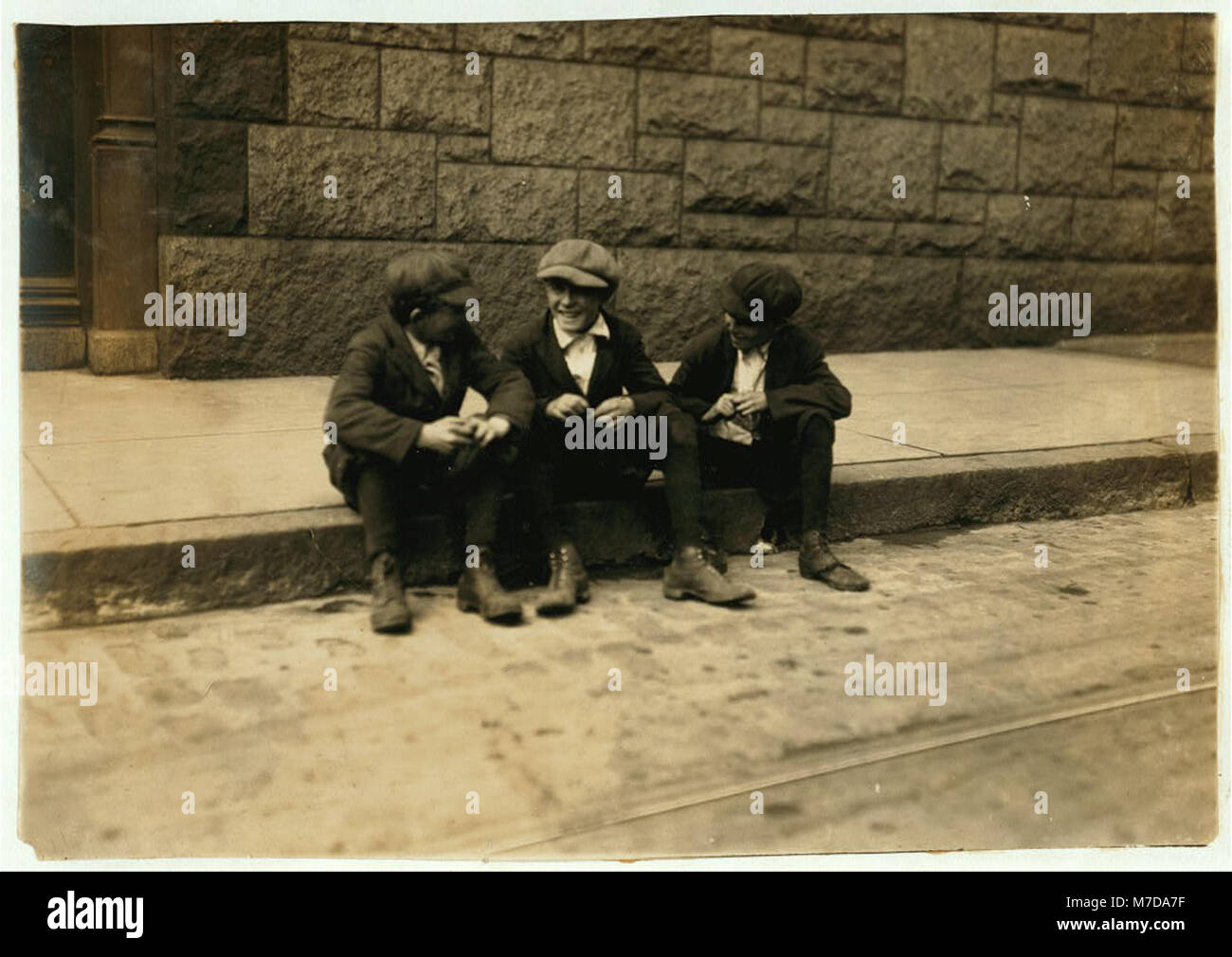 'Just hanging around.' See 4197. LOC nclc.03007 Stock Photo