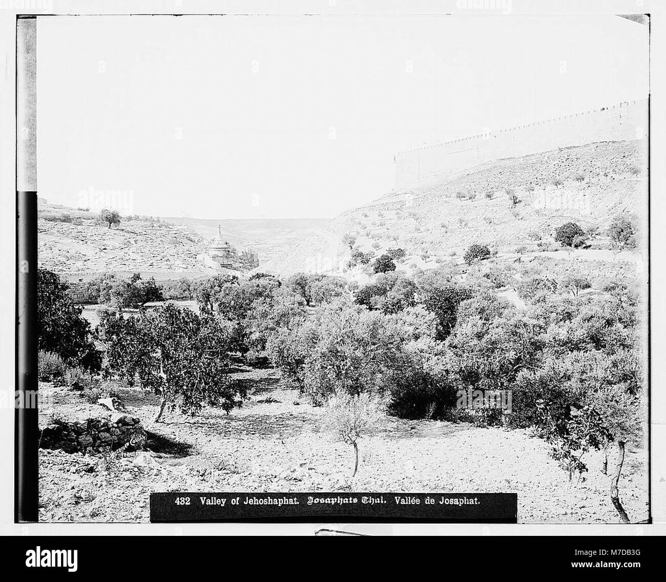 This image captures the Valley of Jehoshaphat in Jerusalem, a location ...