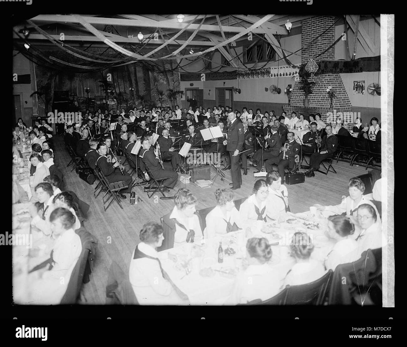 A photograph of the Nurses Banquet at the K.C. Hut in Walter Reed ...
