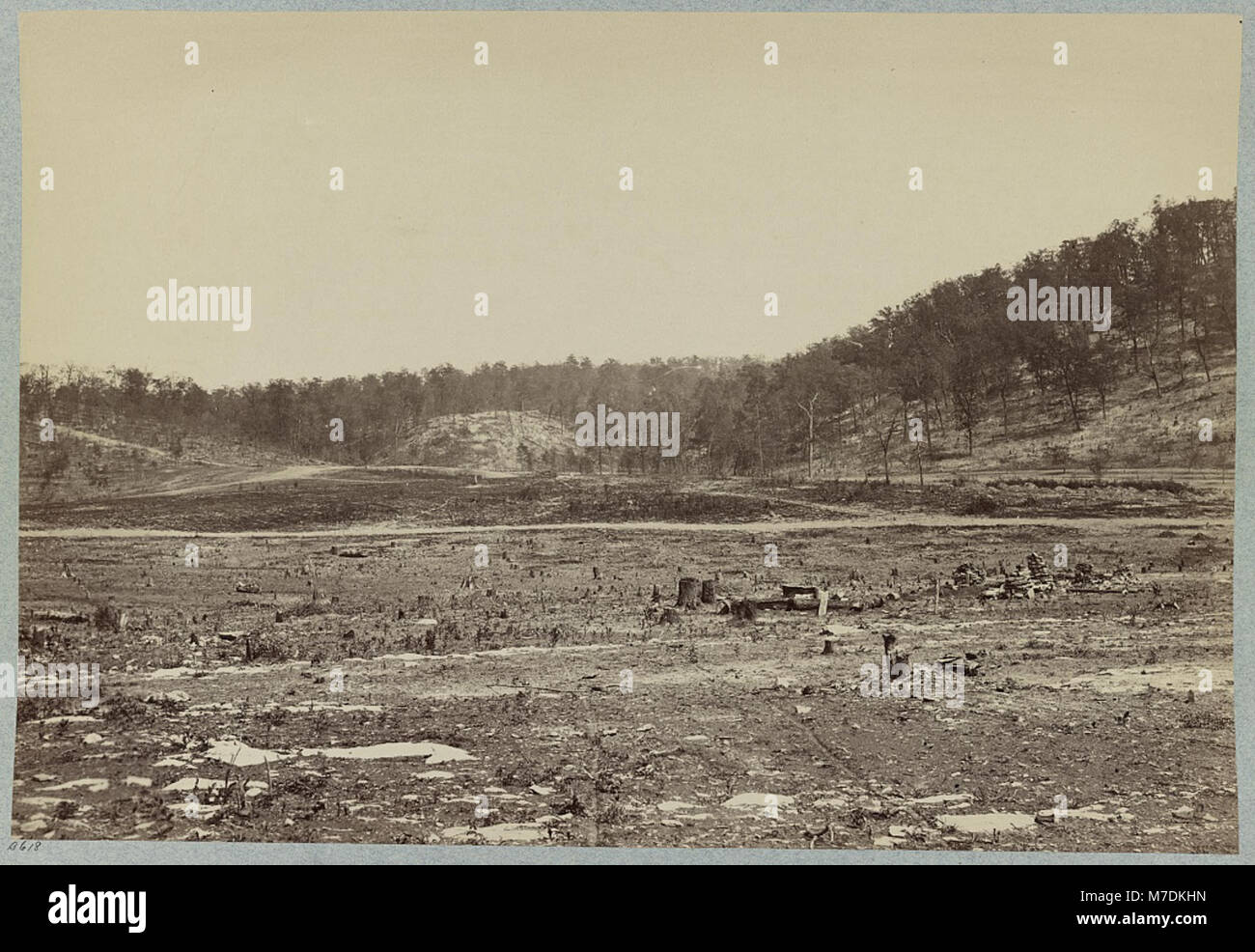 Missionary Ridge, a site of historical significance during the American ...
