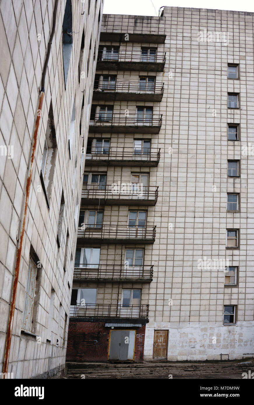 Image showcasing Modern high-rise apartment building Stock Photo - Alamy