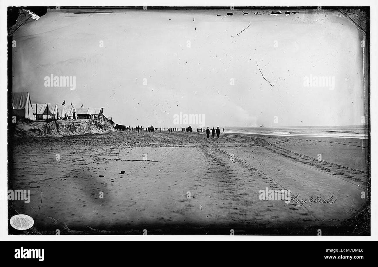 Morris Island, South Carolina. Unidentified camp LOC cwpb.04748 Stock Photo Alamy