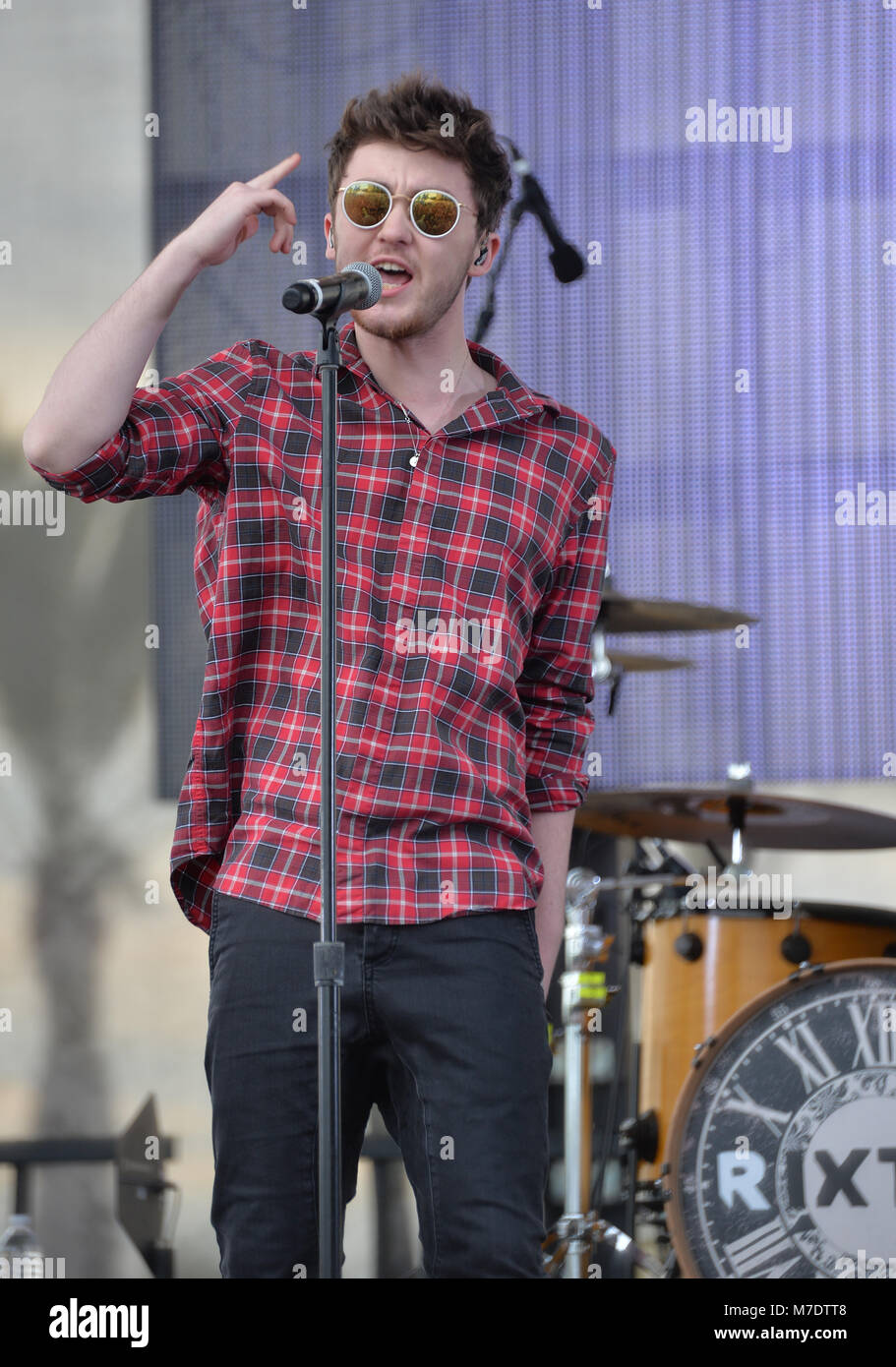 SUNRISE, FL - DECEMBER 21: Jake Roche and his bandmates Danny Wilkin ...