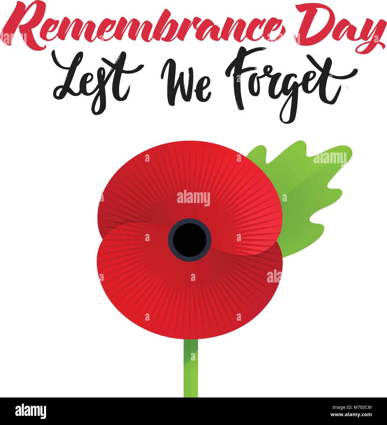 Remembrance Day Australia Stock Vector Images Alamy