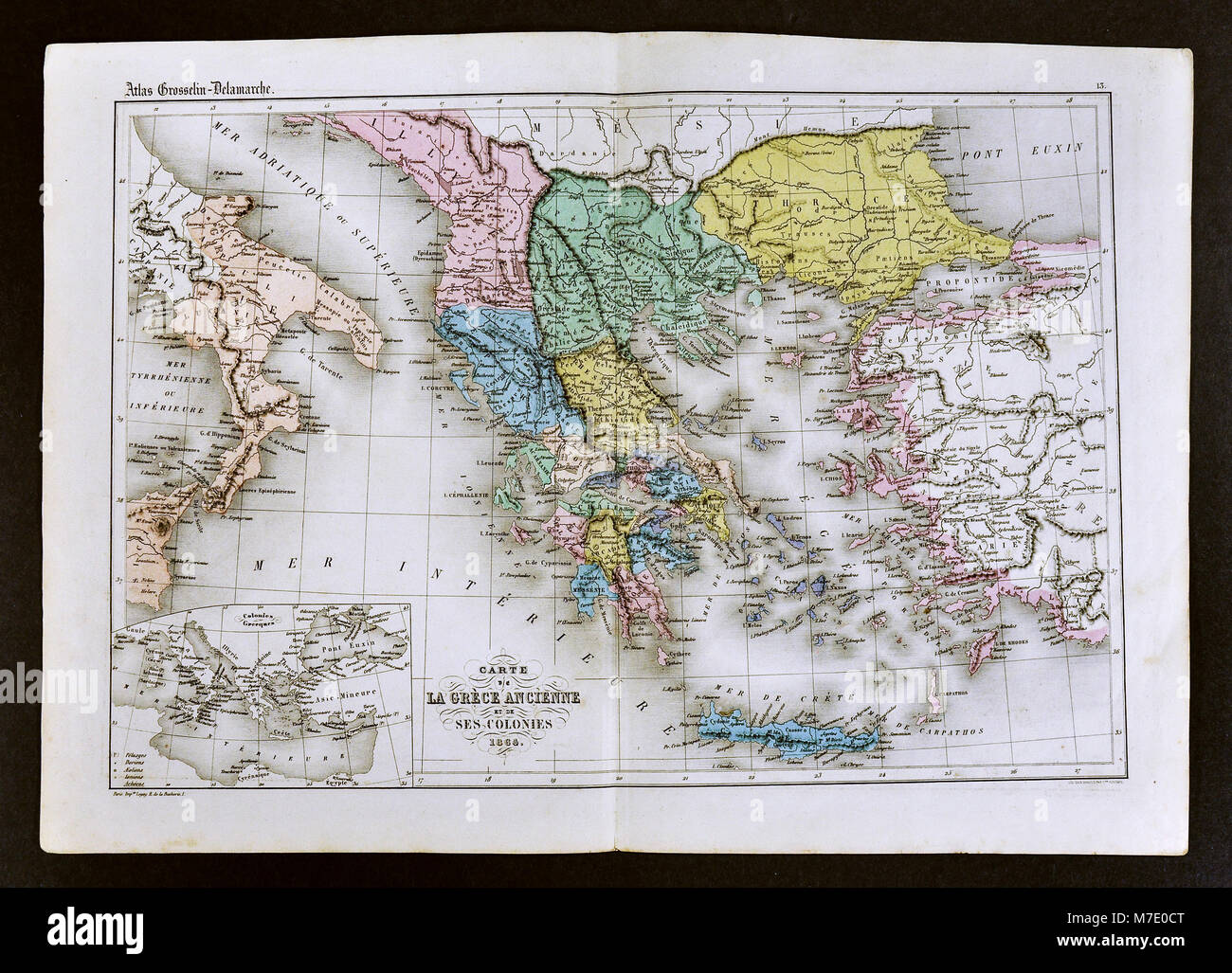 Italy turkey and greece map hi-res stock photography and images - Alamy