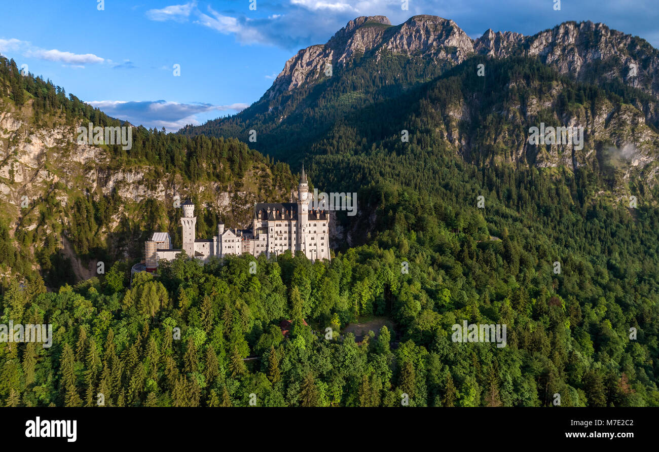 Neuschwanstein Castle Bavarian Alps Germany Stock Photo Alamy