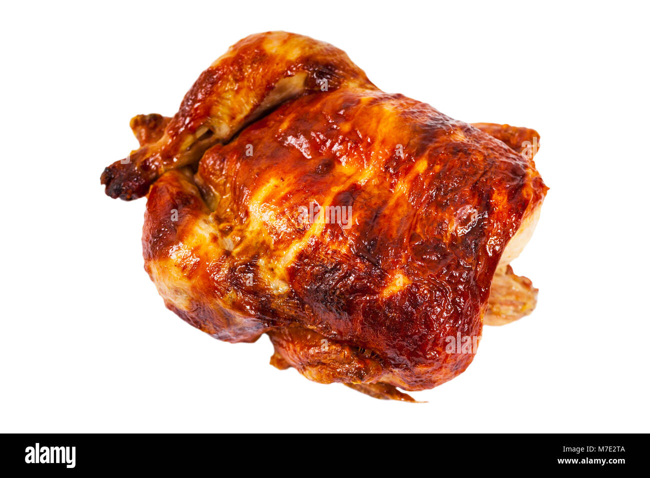 Grilled Whole Chicken Stock Photo Alamy
