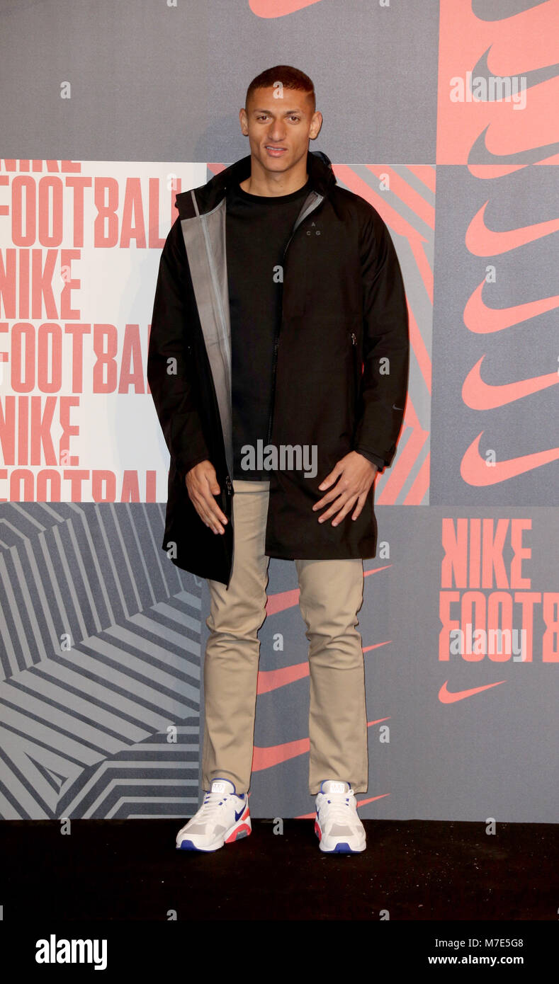 Nike mercurial football boot event - Arrivals Featuring: de Where: London, United When: 07 Feb 2018 Credit: JRP/WENN Photo - Alamy