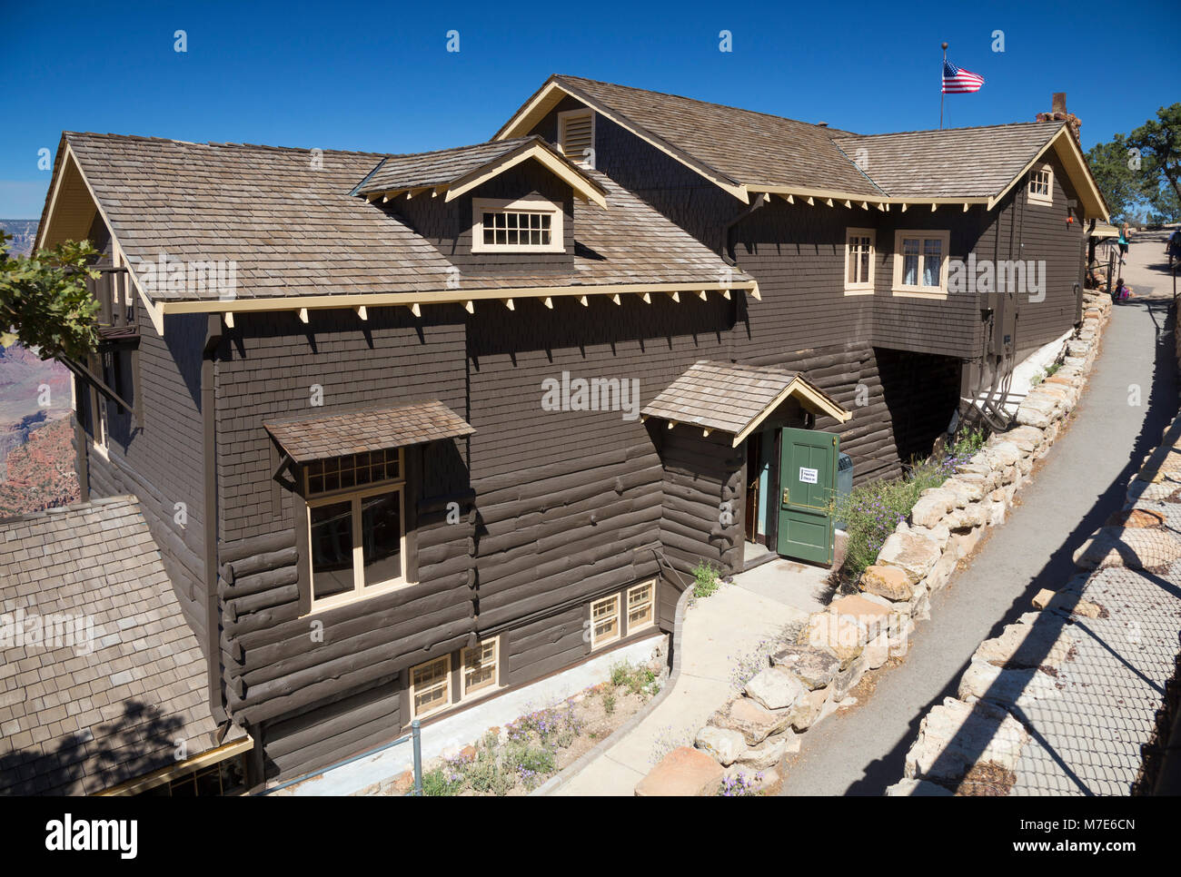 Historic Kolb Studio, Grand Canyon South Rim, Arizona, USA Stock Photo