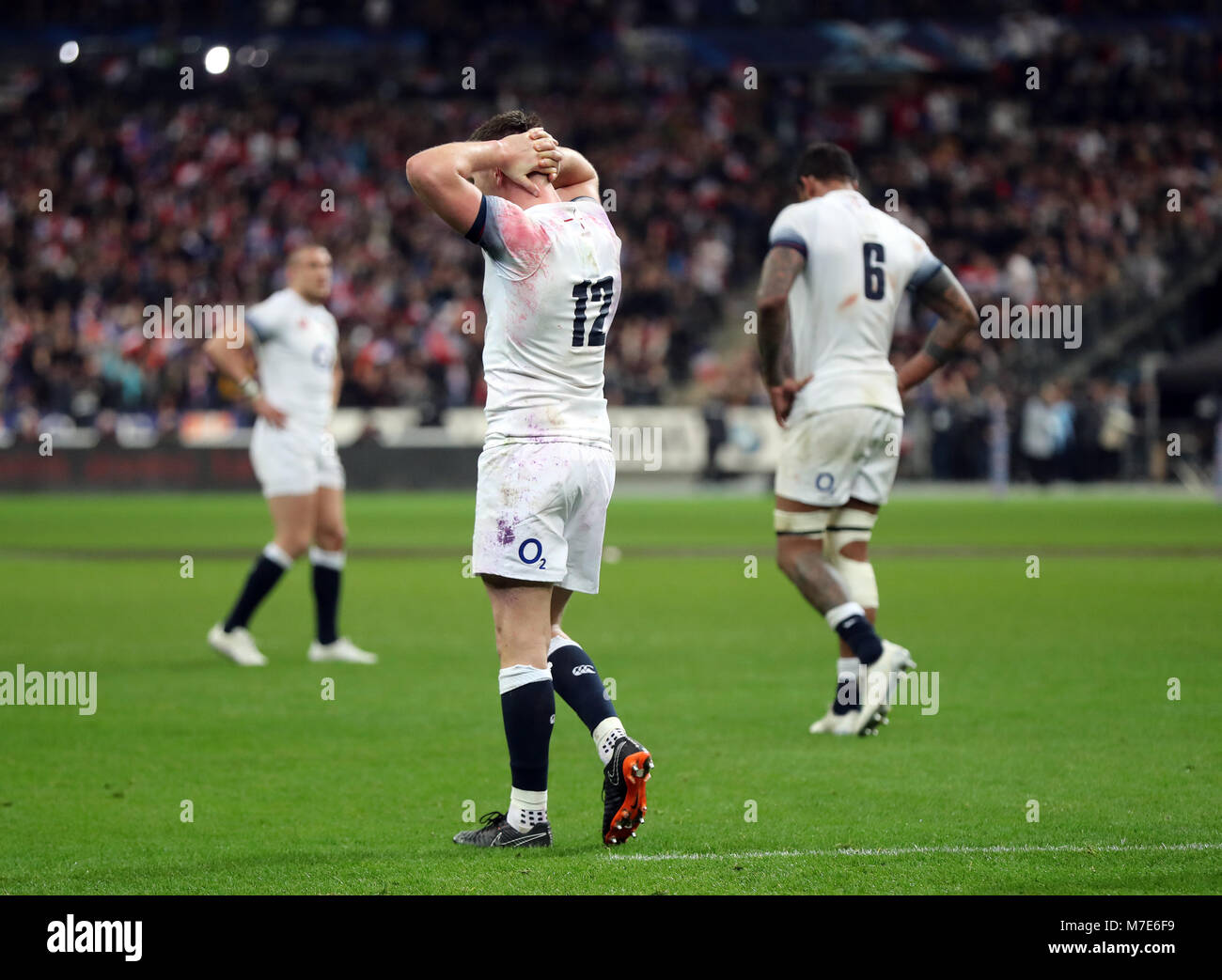 England S Owen Farrell Shows His Dejection At The Final Whistle