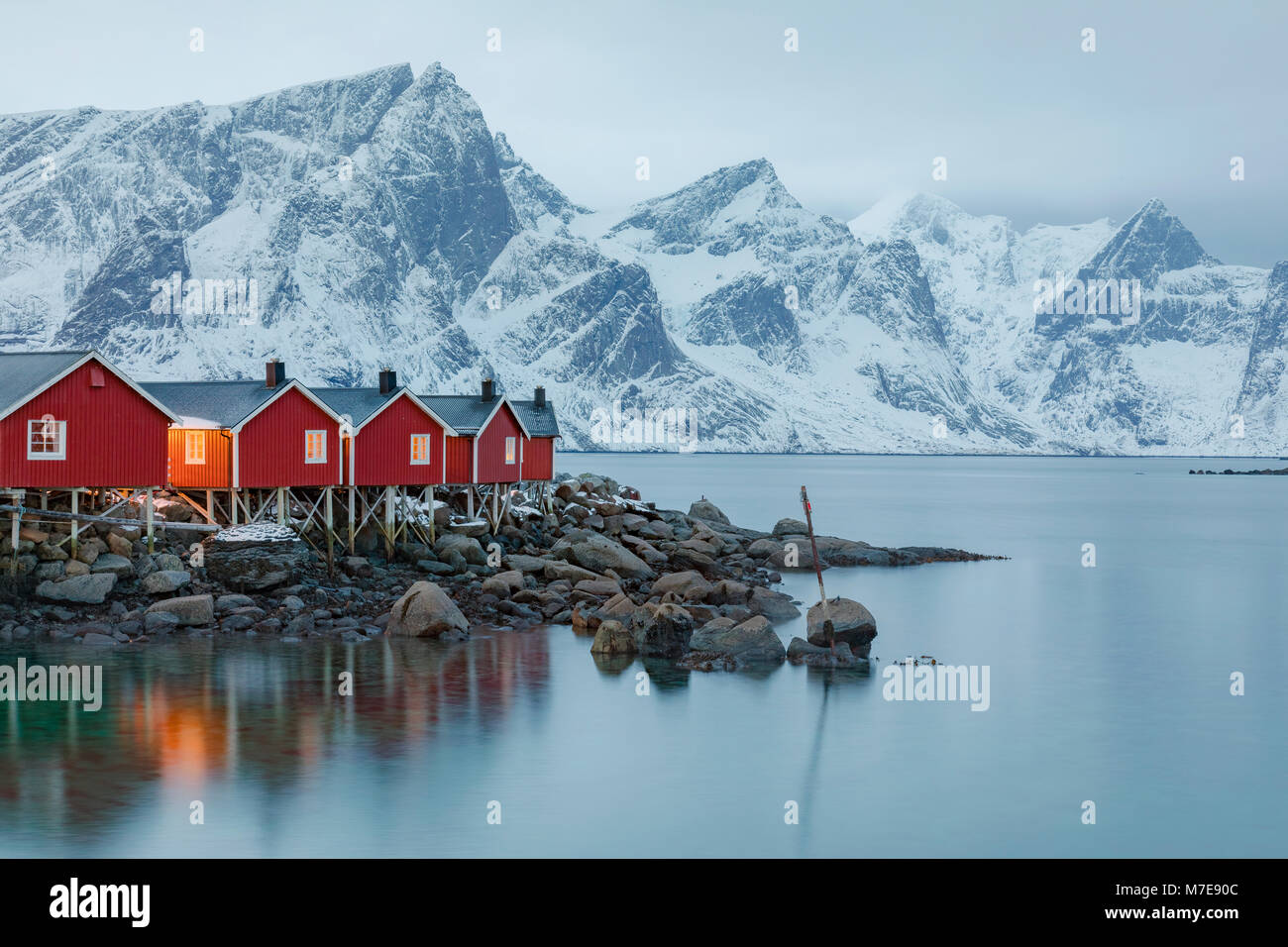 Reine, Lofoten, Norway, Europe Stock Photo