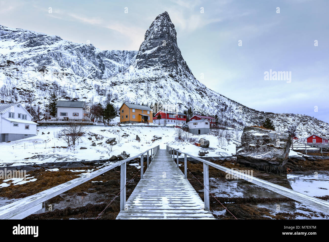Reine, Lofoten, Norway, Europe Stock Photo