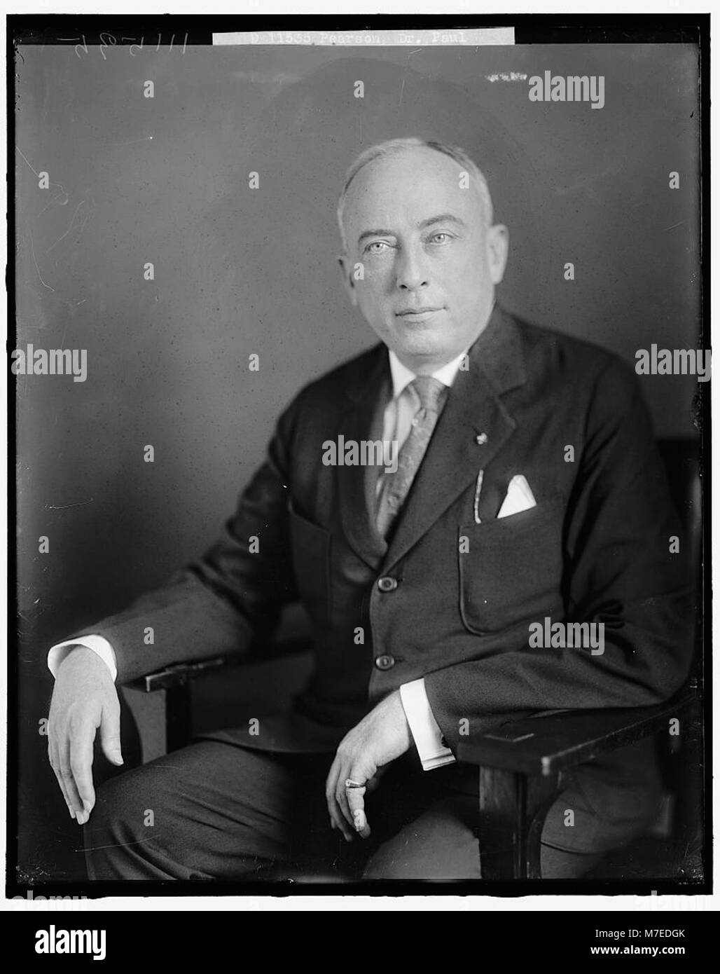 PEARSON, PAUL DOCTOR LCCN2016856815 Stock Photo Alamy