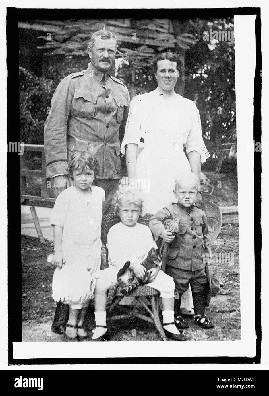 General John J. Pershing, a prominent U.S. military leader, is pictured ...
