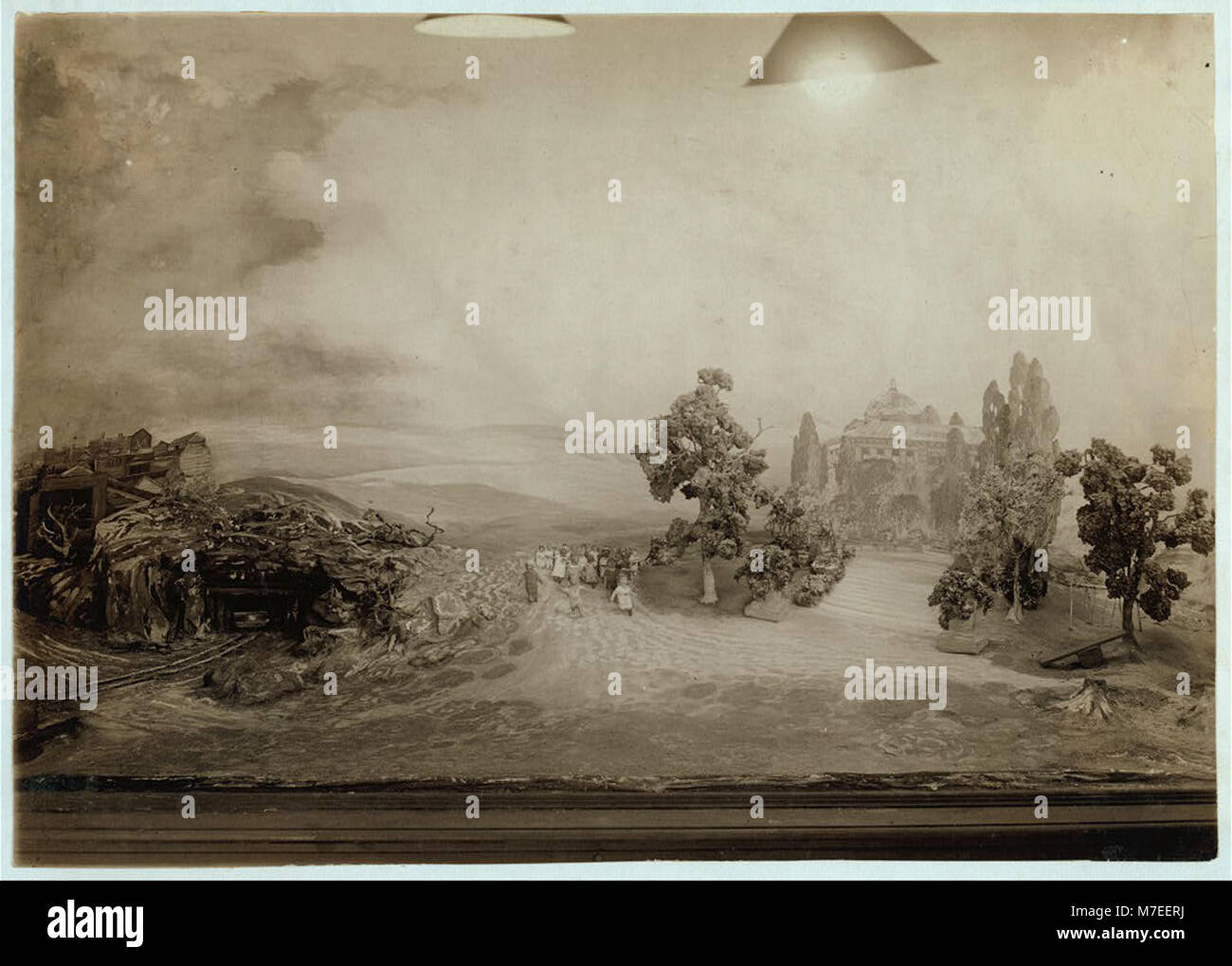 Photograph of exhibit model. LOC nclc.05123 Stock Photo - Alamy