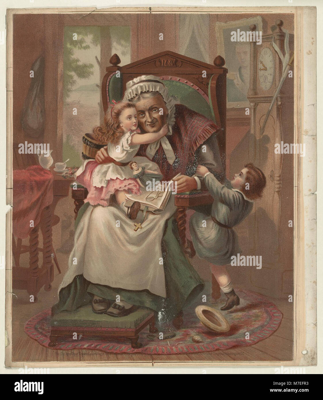 The old arm chair LCCN2003654008 Stock Photo Alamy