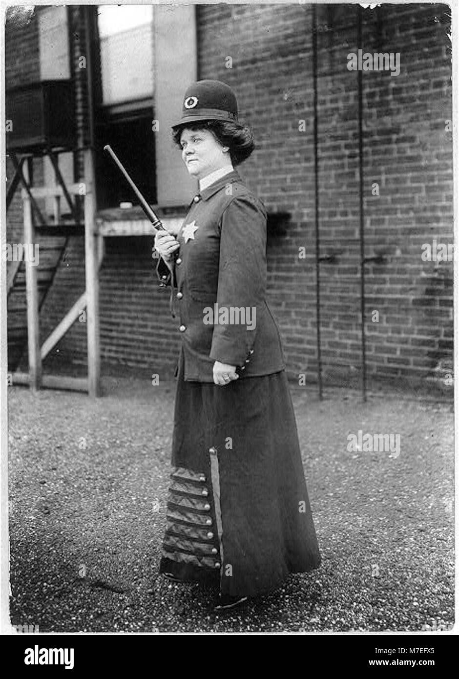 A photo illustrating the concept of a woman police officer, with a ...