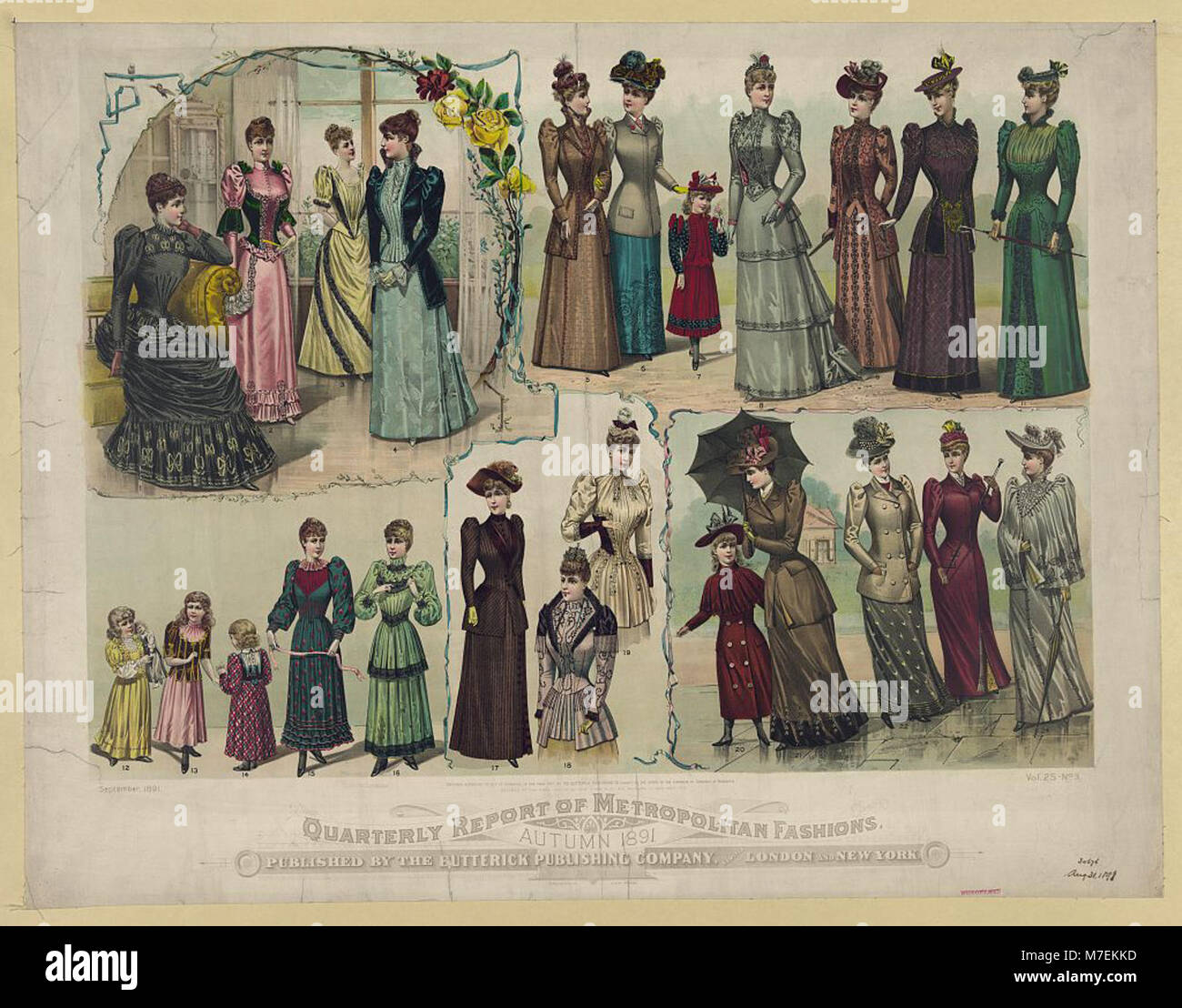 1891 fashions hi-res stock photography and images - Alamy