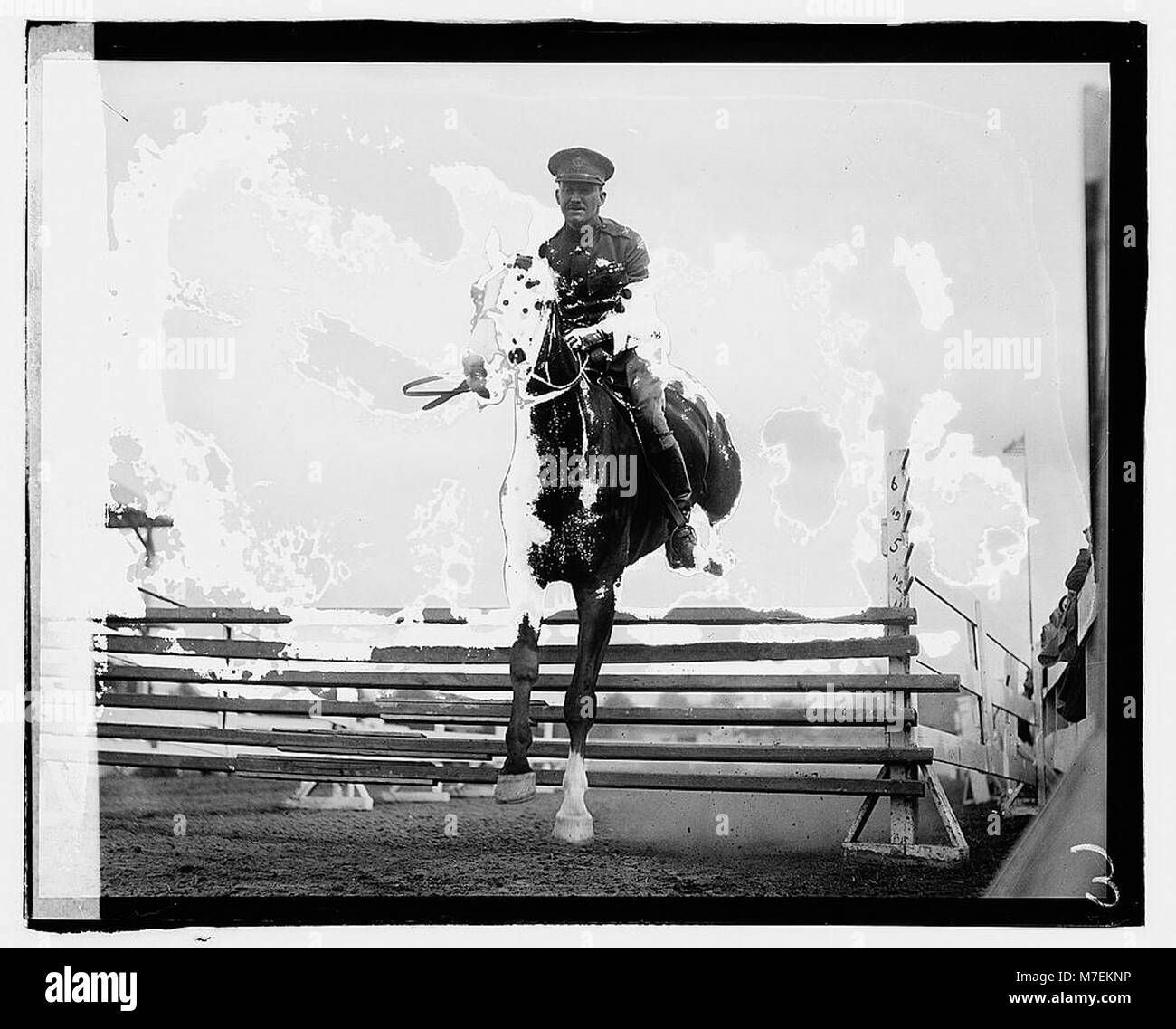 Quekemeyer A photograph of Quekemeyer on a horse named 'Jeff'. The image captures ...
