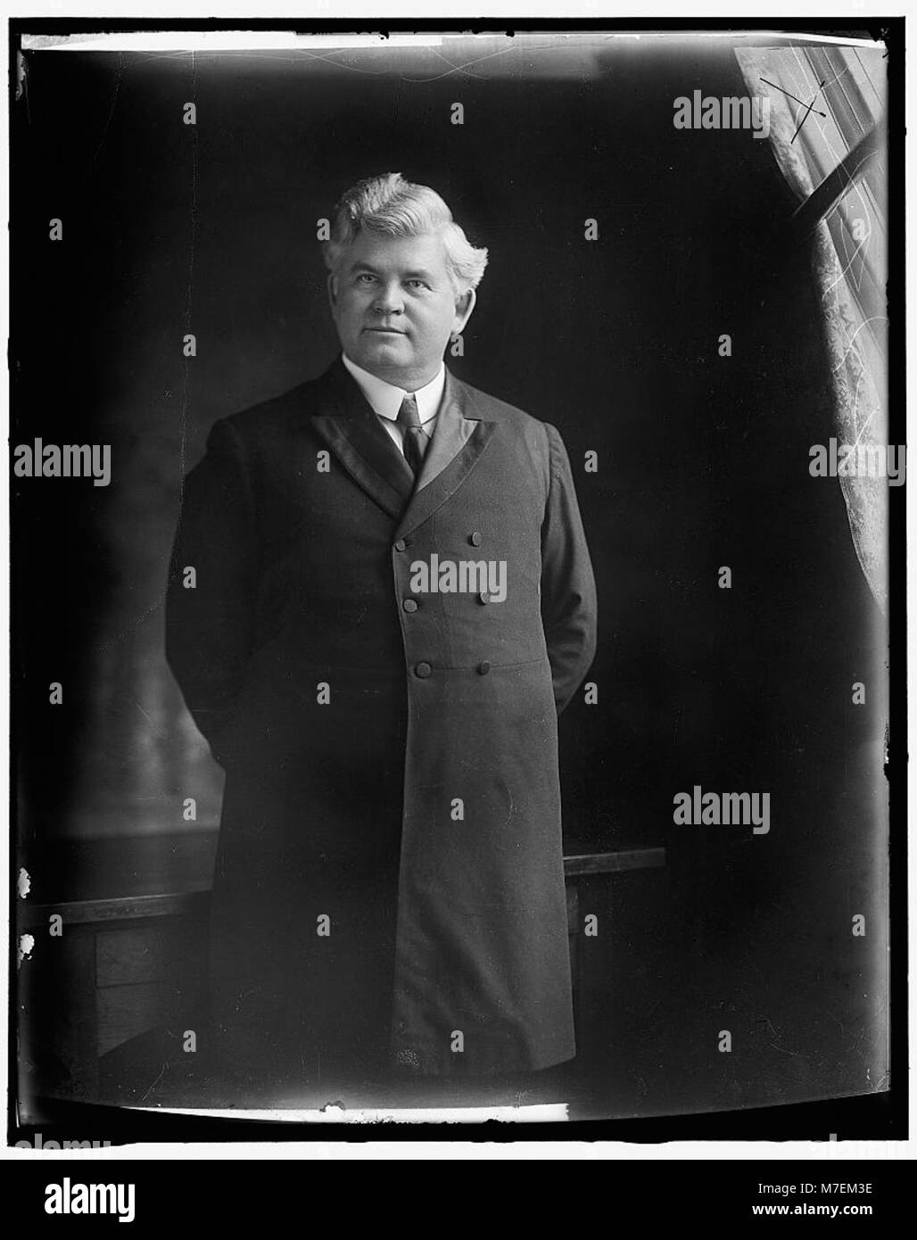 A formal portrait of Henry T. Rainey, an influential U.S. politician ...