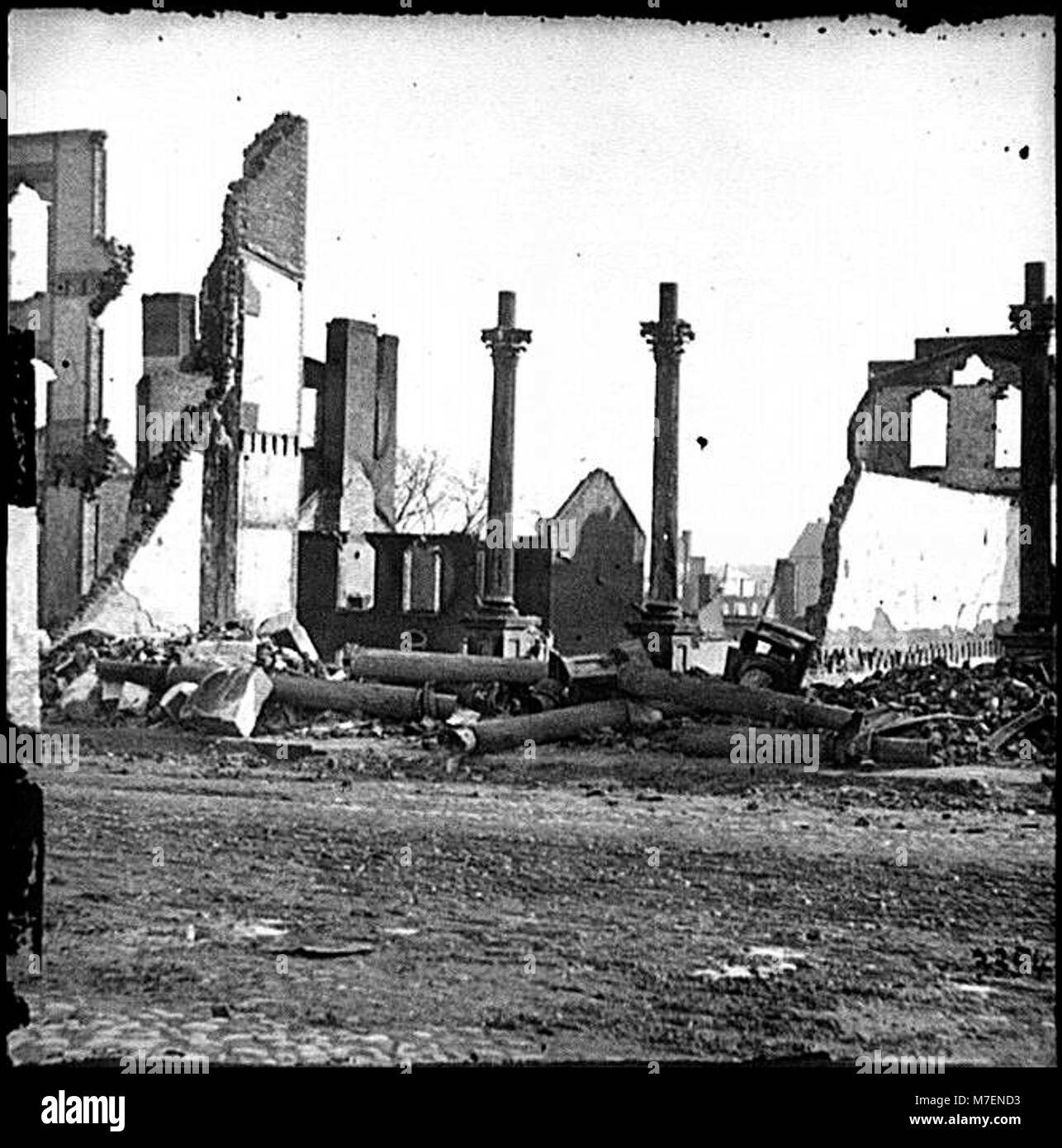 Richmond, Va. Ruins of the Southern Express Office (Carey Street) LOC cwpb.02878 Stock Photo Alamy