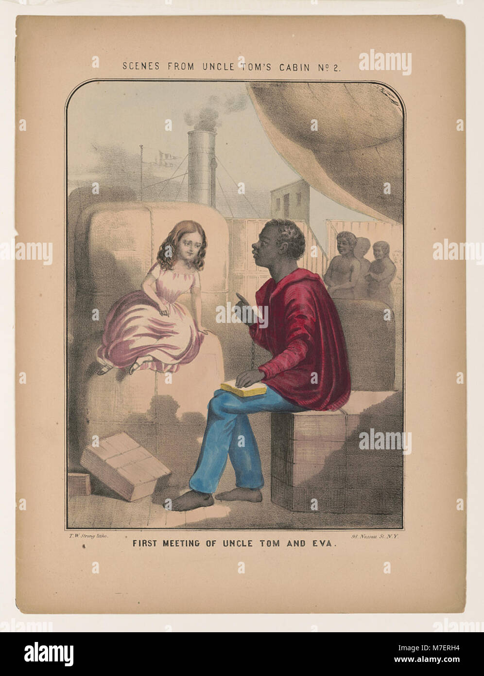 Scenes from Uncle Tom's Cabin. No. 2, First meeting of Uncle Tom and