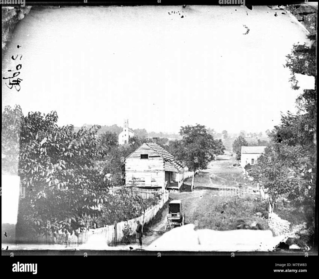 Sharpsburg, Md. View with Episcopal church in distance LOC cwpb.00264