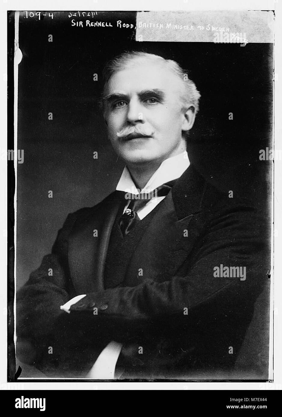 A portrait of Sir Rennell Rodd, a distinguished British diplomat and ...