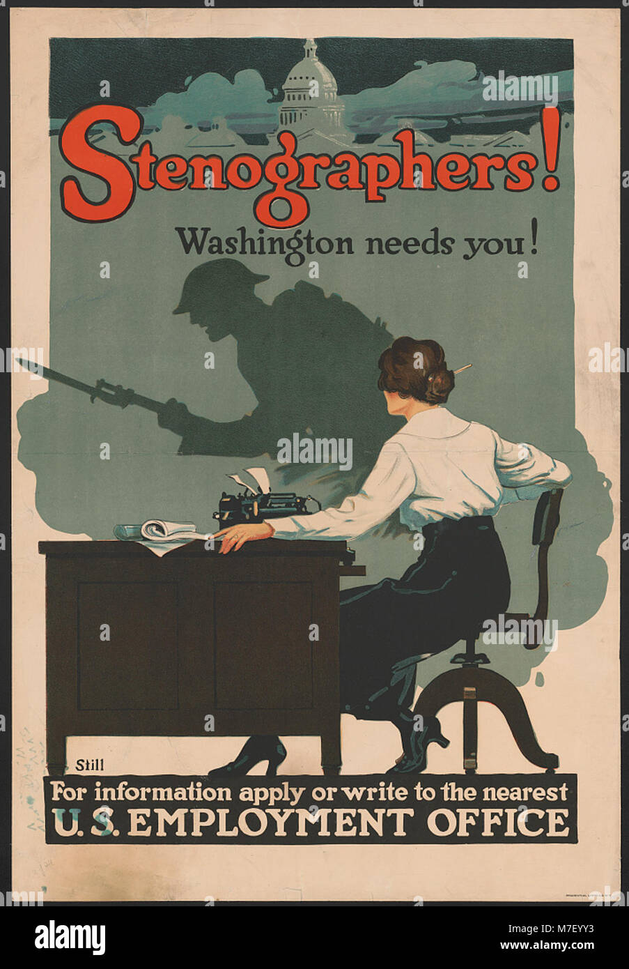 Recruitment office war world i hi-res stock photography and images - Alamy