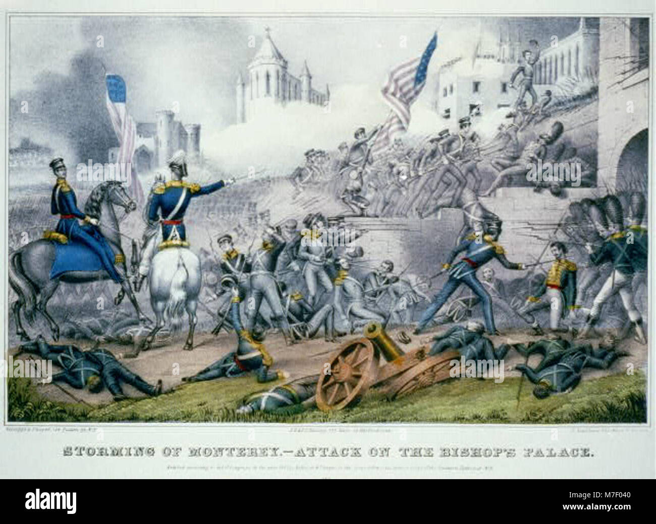 The Storming of Monterey during the Mexican-American War depicts the ...