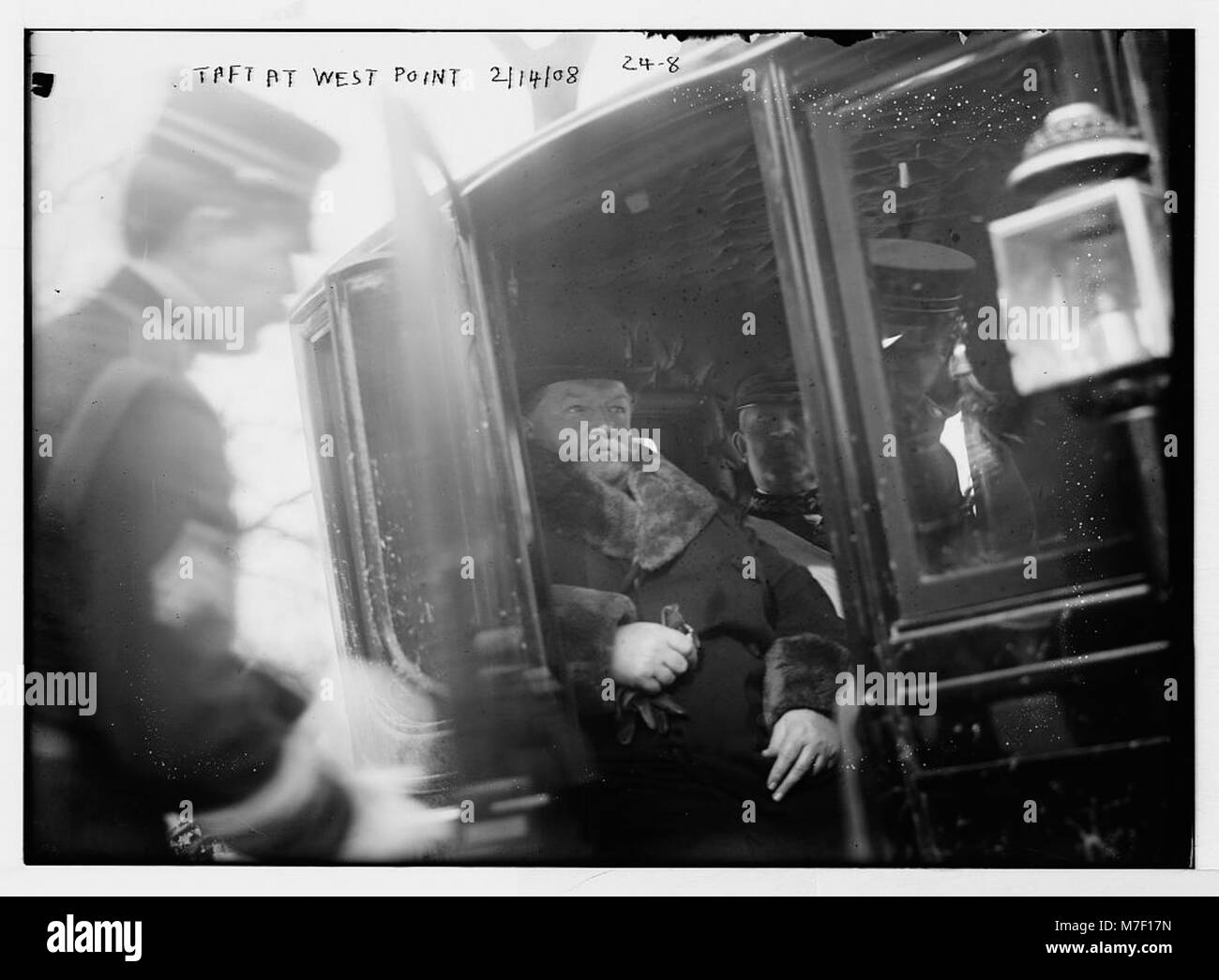 President William Howard Taft is seen in a carriage at the United ...