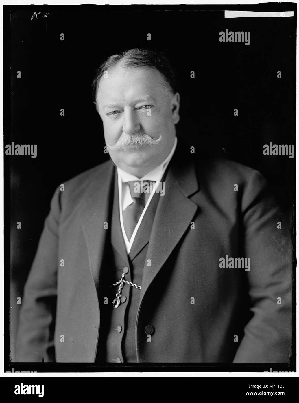A portrait of William H. Taft, the 27th President of the United States ...