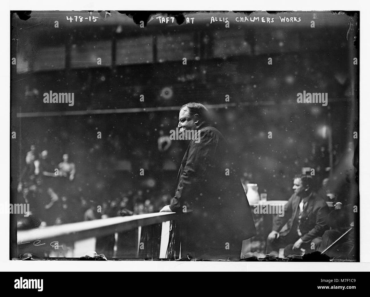 President William Howard Taft at the Allis Chalmers works, a visit ...