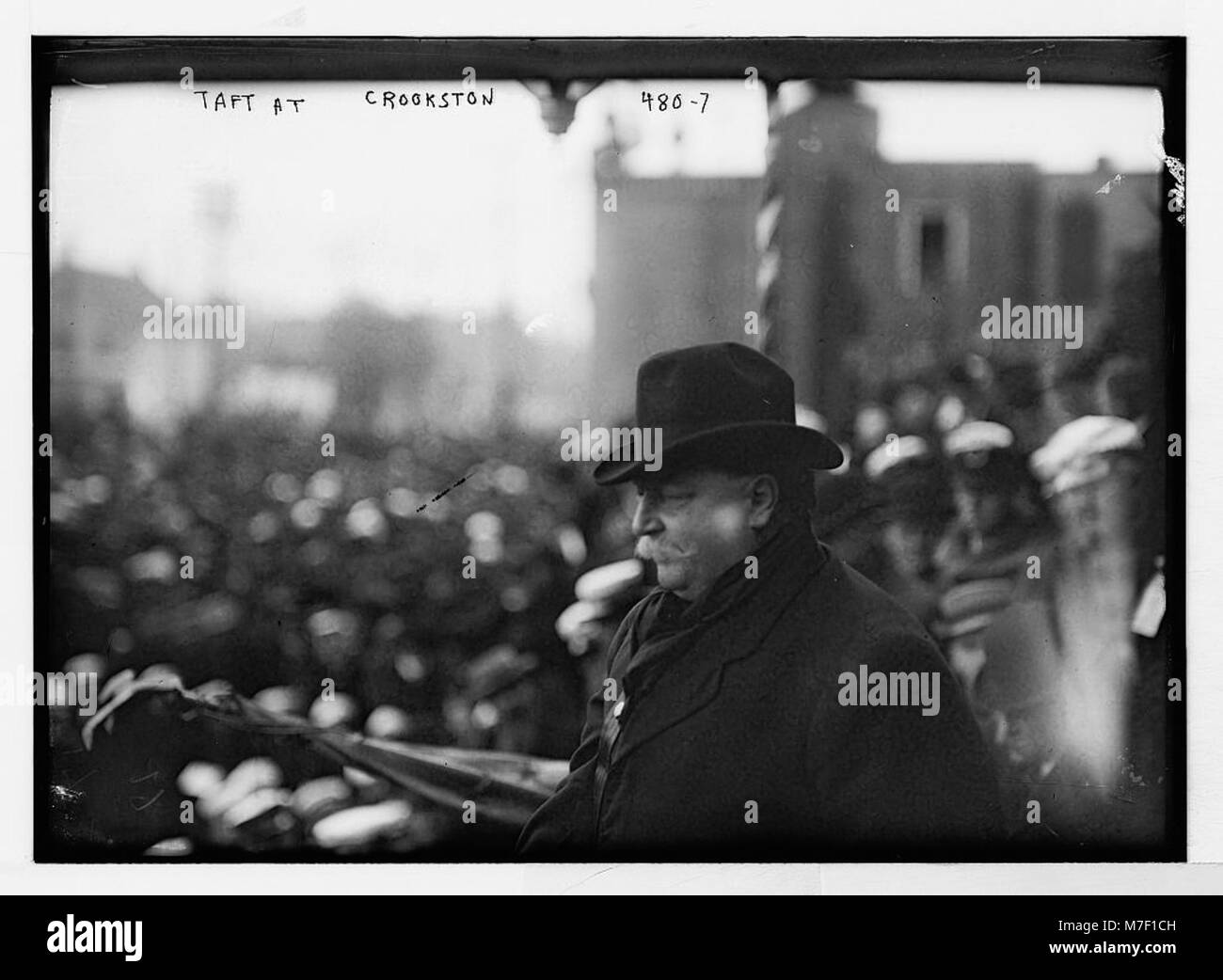 Photograph of President William H. Taft during his visit to Crookston ...