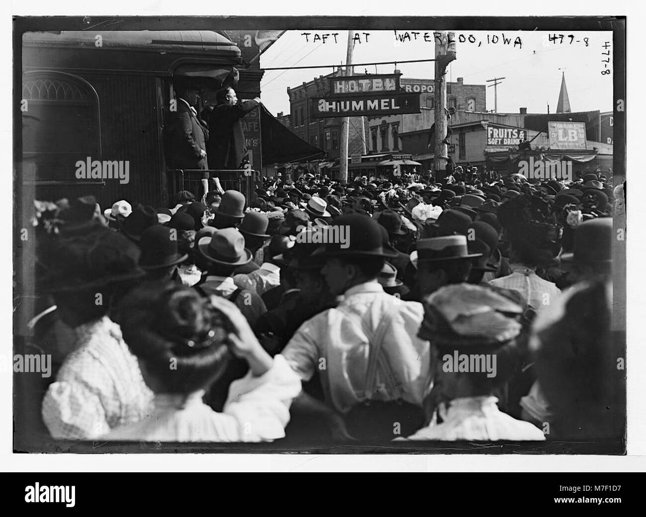 A historical image of William Howard Taft, the 27th president of the ...