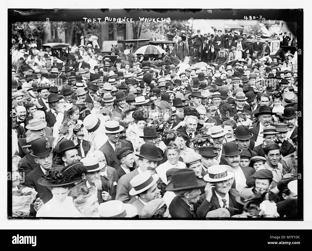 President William Howard Taft is seen during a public appearance in ...