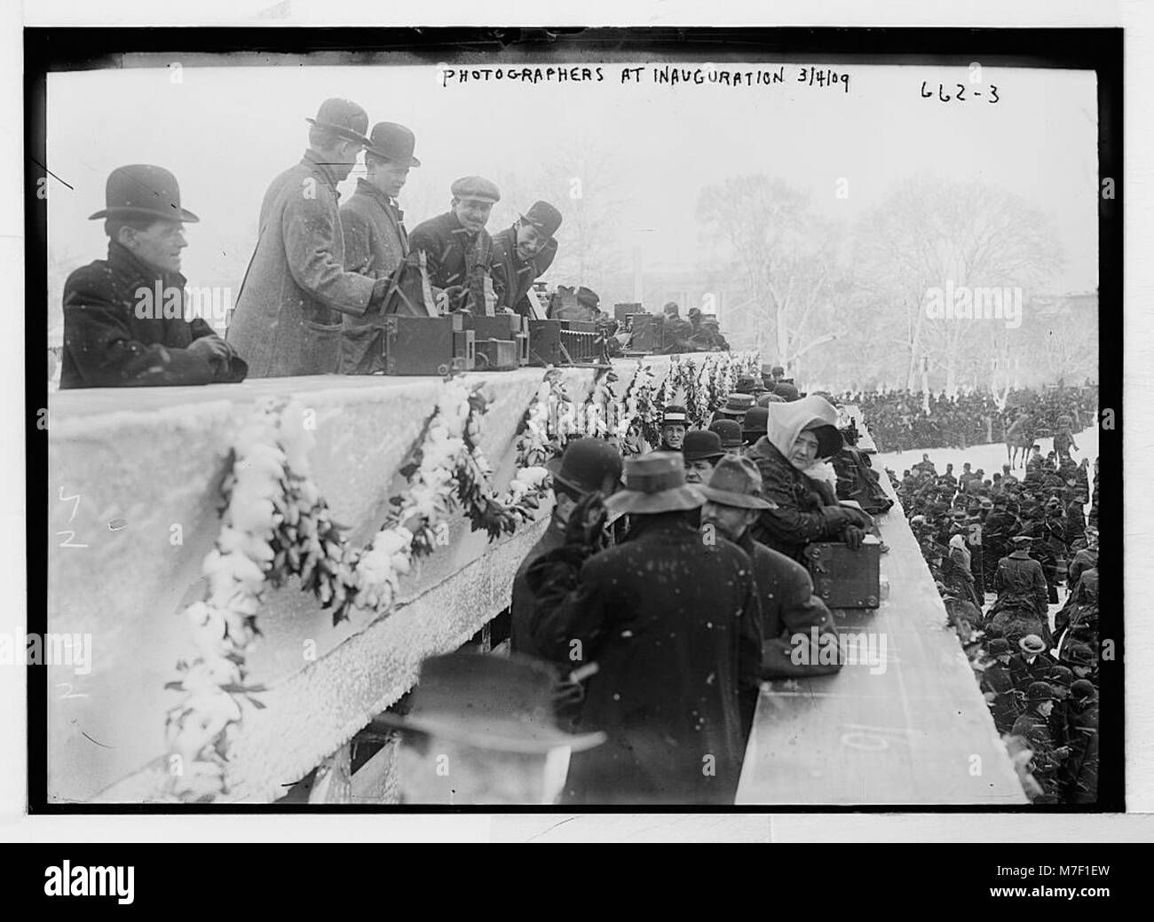 A photograph taken during the inauguration of President William Howard ...