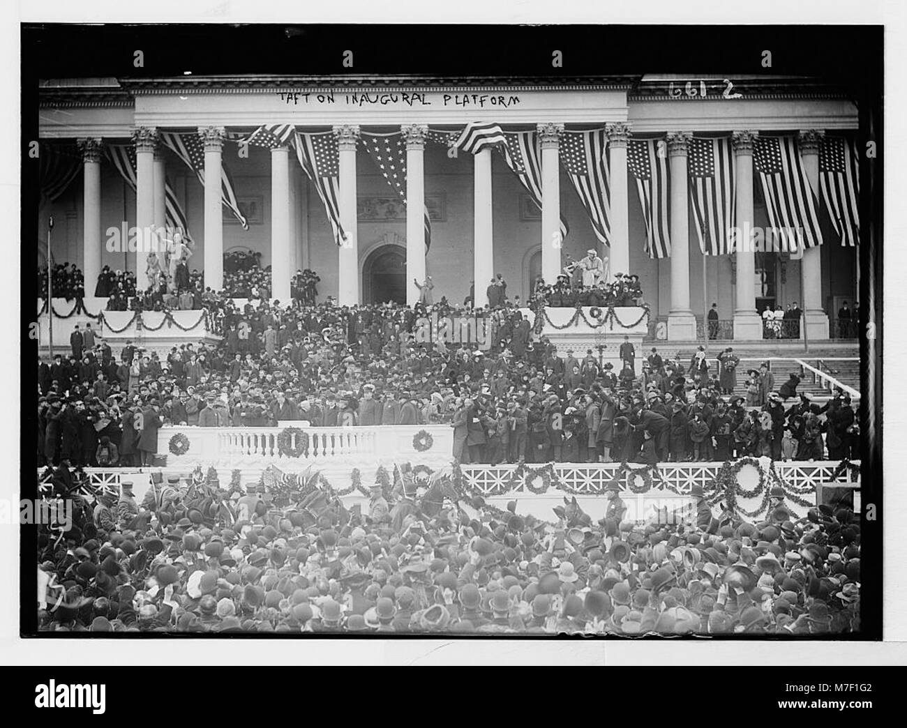 This photograph captures President William Howard Taft on the inaugural ...