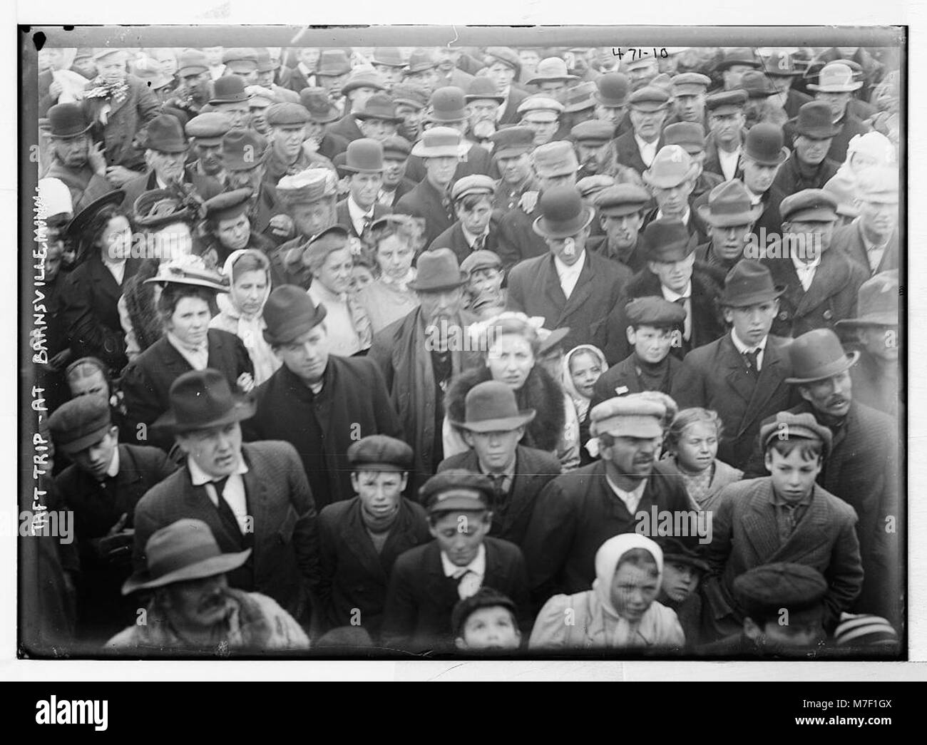 This image shows President William H. Taft during his visit to ...