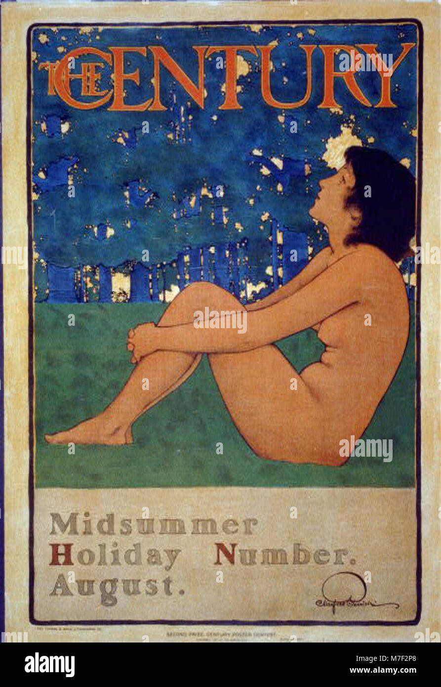 The Century - Midsummer holiday number - August - Maxfield Parrish LCCN2002719203 Stock Photo