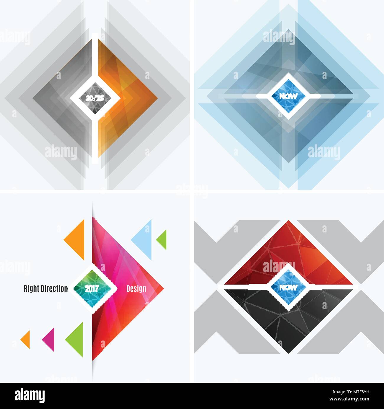 Abstract vector design elements for graphic layout Stock Vector