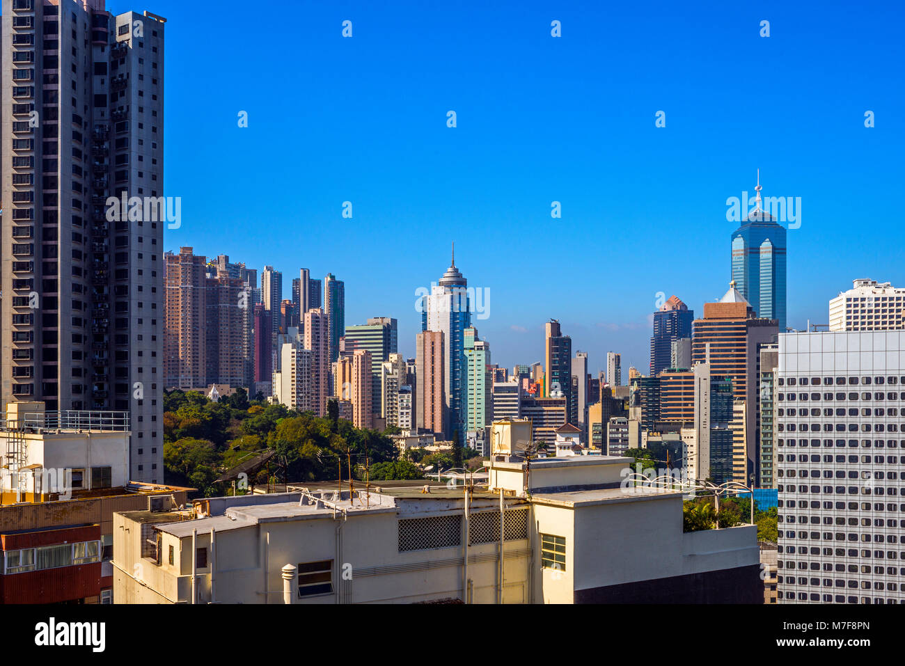 Hong Kong Skyline Stock Photo