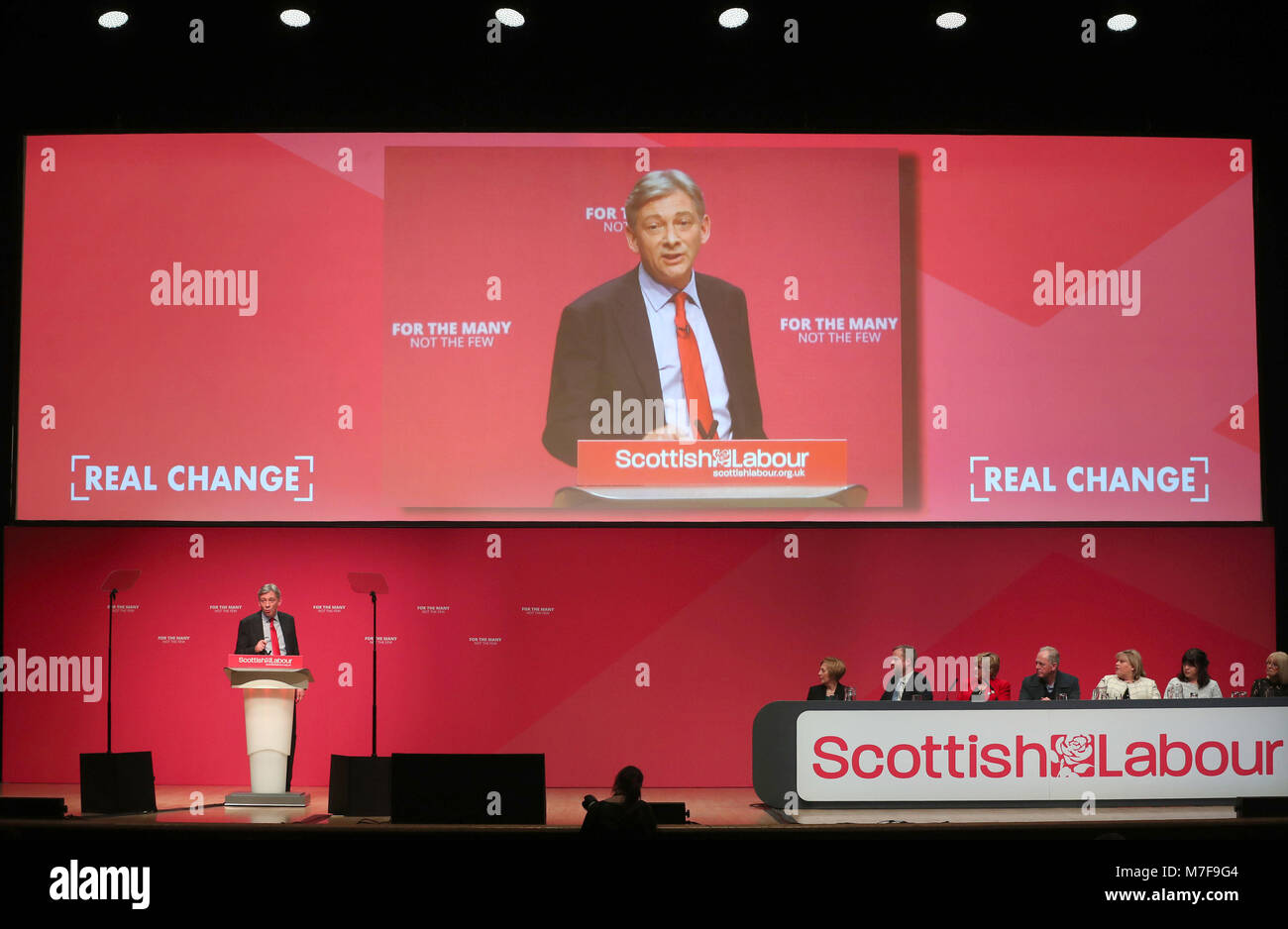 Scottish Labour leader Richard Leonard speaking during the Scottish