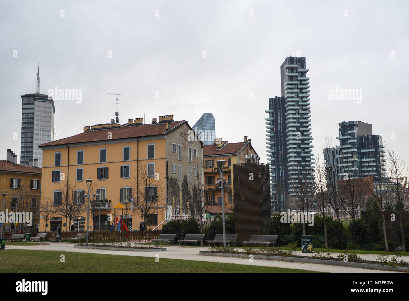Quartire Isola, Milano, Italy Stock Photo Alamy