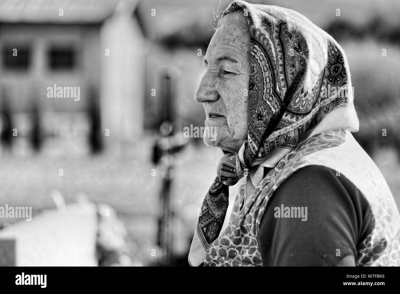 Old woman Stock Photo