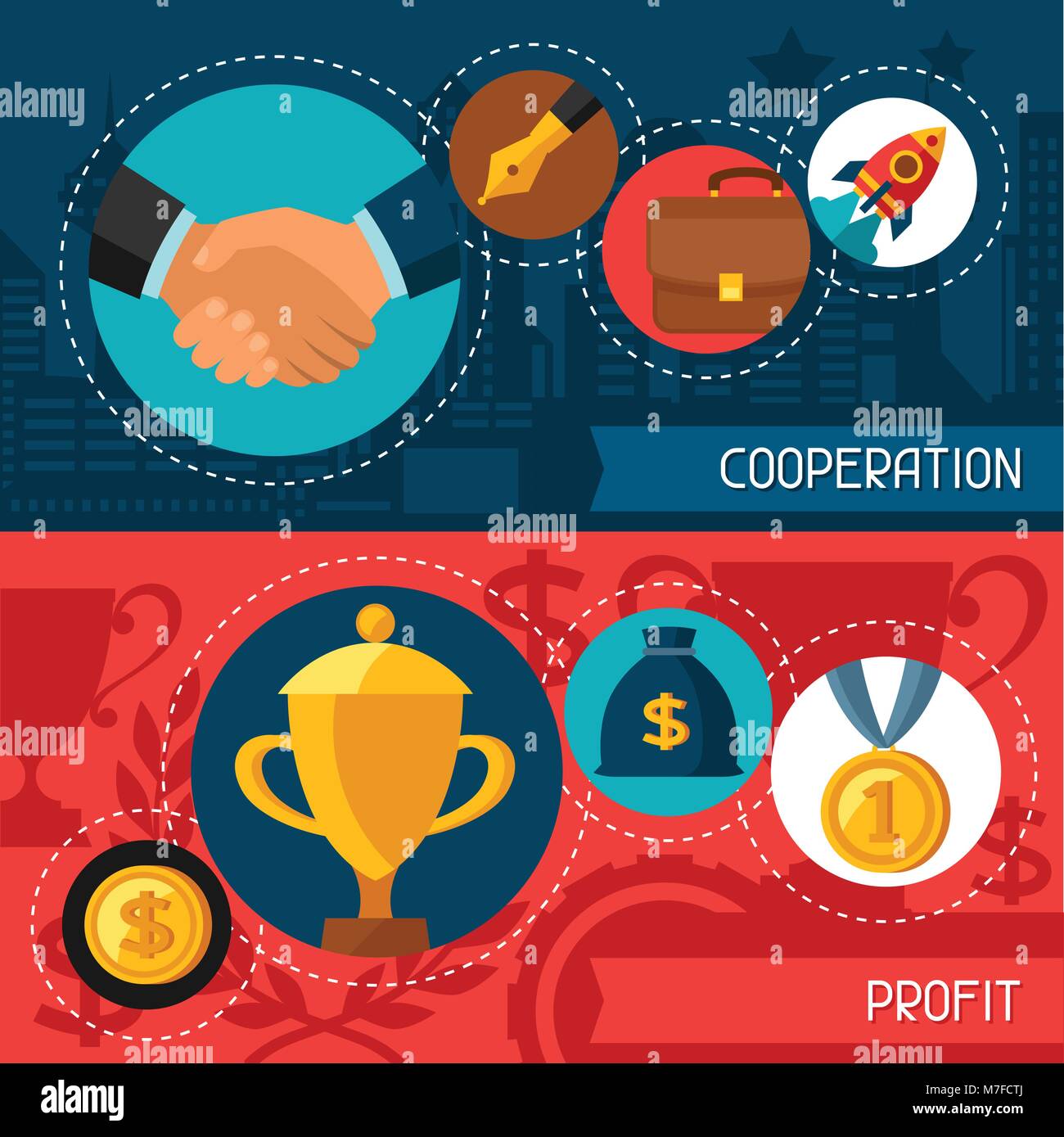 Development and cooperation Stock Vector Images Alamy